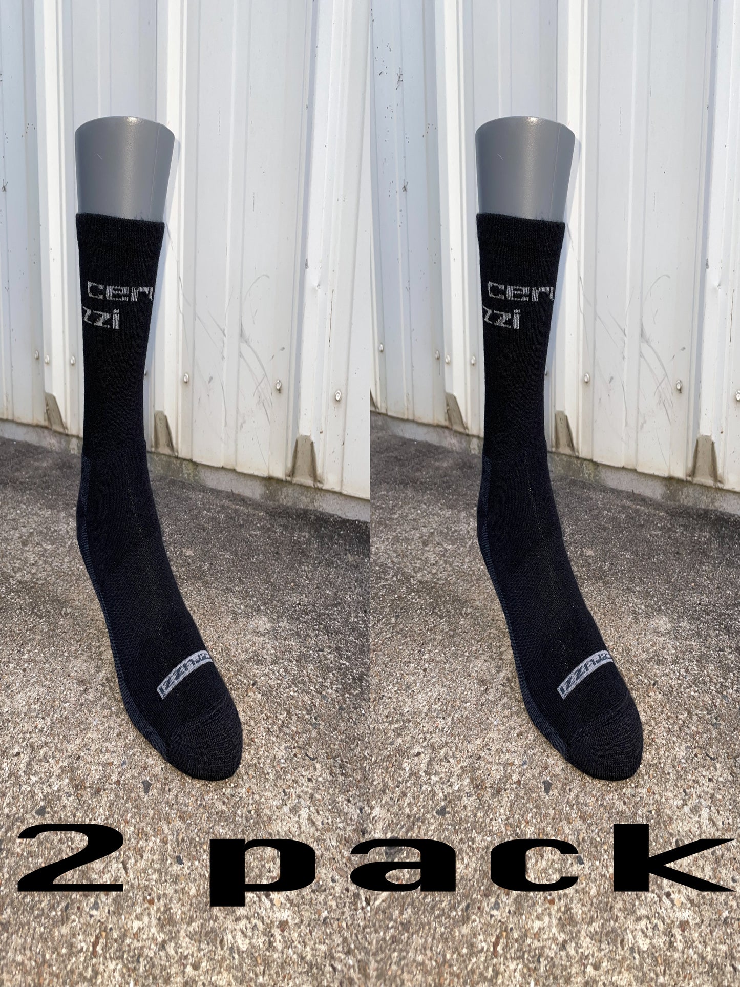 EC01 Merino 156 Performance Black – 2 Pair